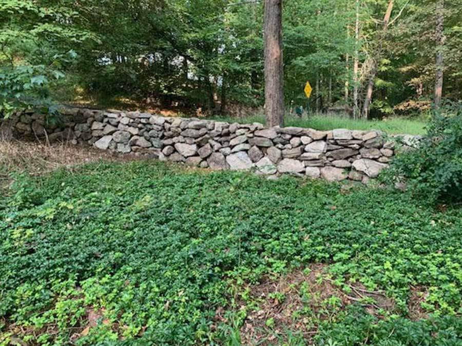 Dry Stack Stone Wall | A-Z Landscaping